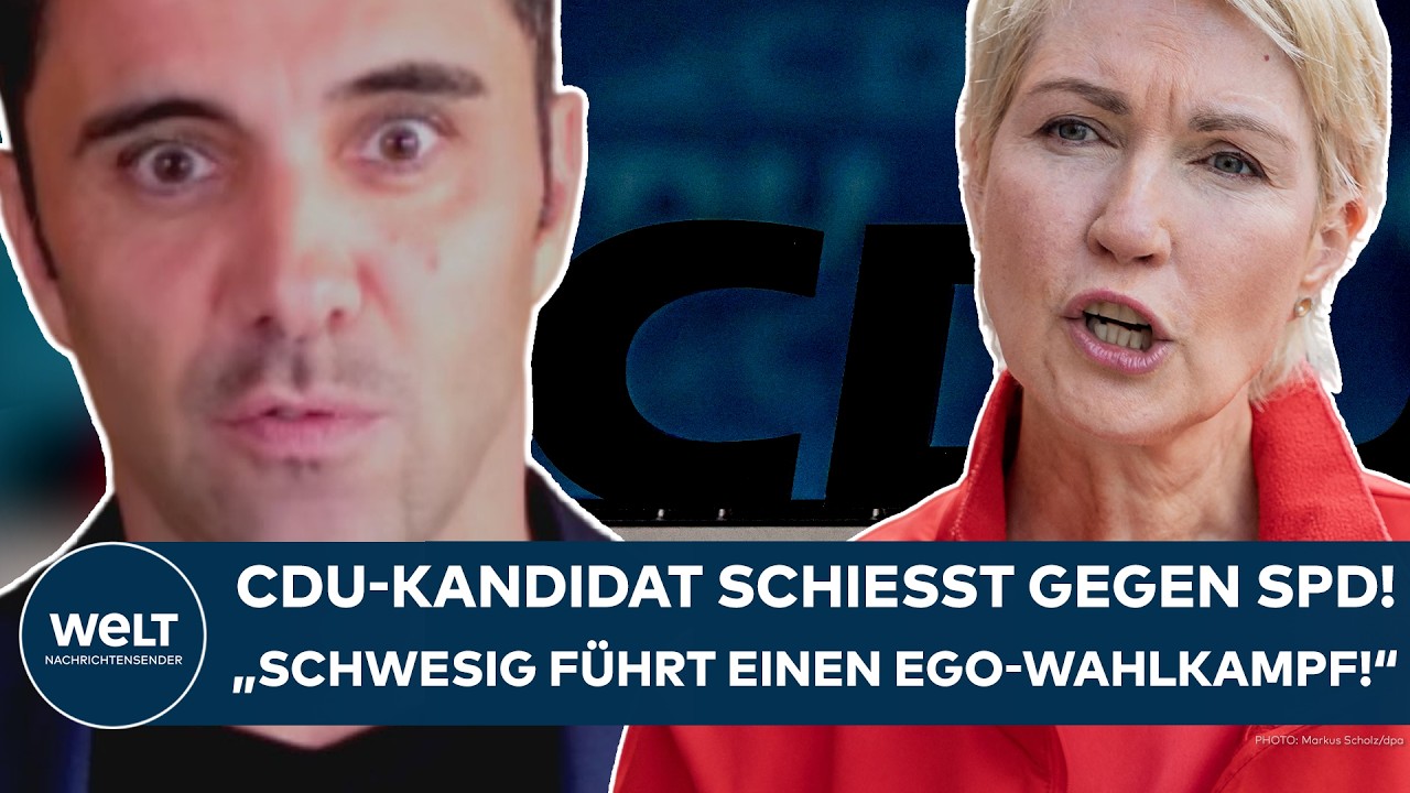 MECKLENBURG-VORPOMMERN: Kampfansage von CDU-Spitzenkandidat an SPD! "Schwesig führt Ego-Wahlkampf!"