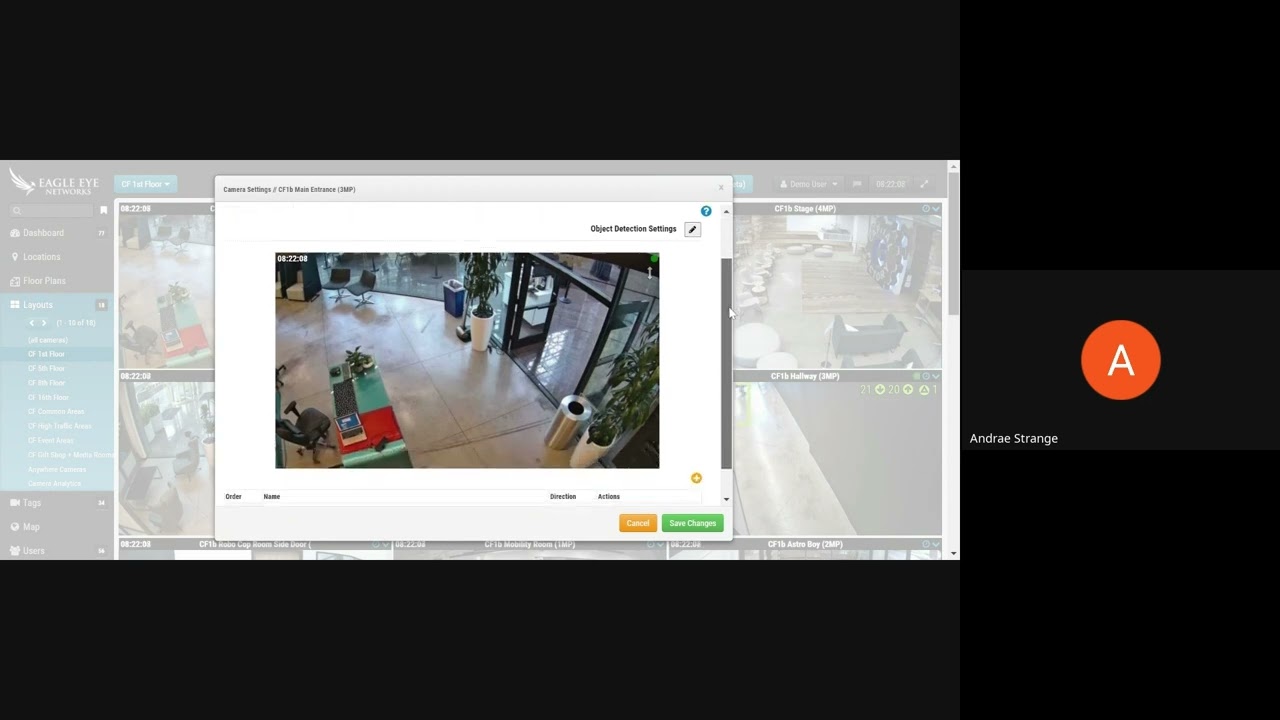 Eagle Eye Cloud VMS Default Analytics