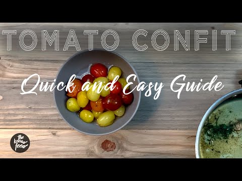 How To Make Tomato Confit - Simple Technique - A Chefs Secret Weapon