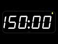 150 MINUTE - TIMER & ALARM - 1080p - COUNTDOWN