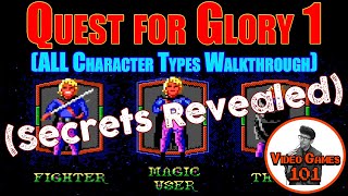 Quest for Glory 1 Walkthrough (All Character Types) | Video Games 101
