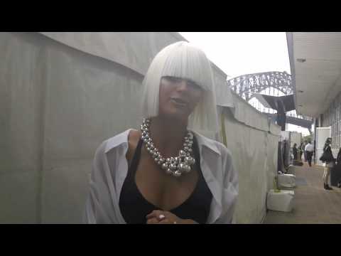 RAFW 2011: Backstage with Jesinta Campbell for Kooey Swimwear