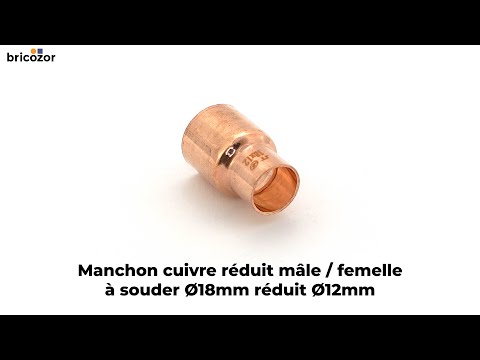Manchon cuivre réduit mâle / femelle à souder VIEGA