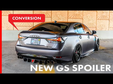 2012-2020 Lexus GS / GS-F Conversion | Rear Duckbill Spoiler