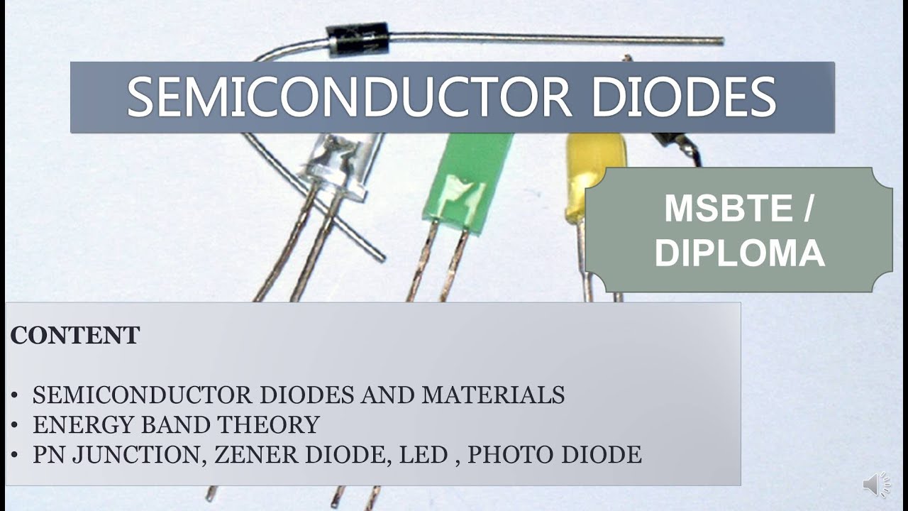 Basic Electronics | Chapter 1 - Semiconductor Diodes | Learn with nikhil