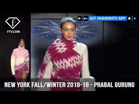 New York Fashion Week Fall/Winter 18 19 - Prabal Gurung | FashionTV | FTV