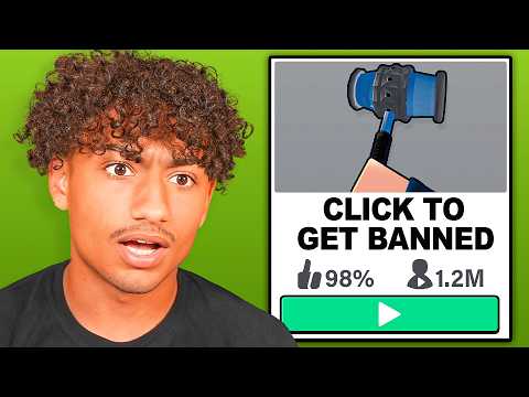 Roblox Games That BAN YOUR ACCOUNT!!
