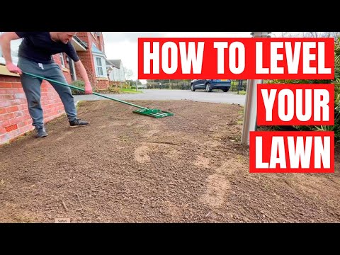 How to easily LEVEL your LAWN - from BUMPY to perfectly FLAT!
