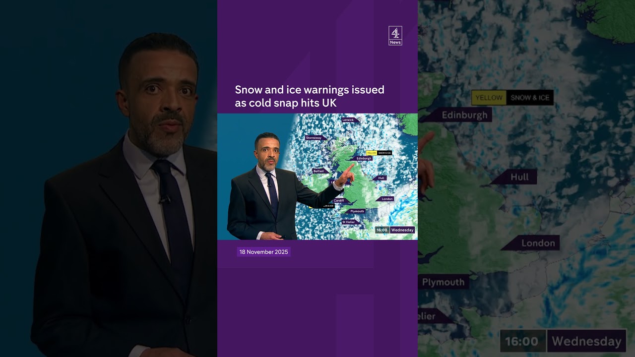 Snow and ice warnings issued as cold snap hits UK // TRAIN BRAIN ...