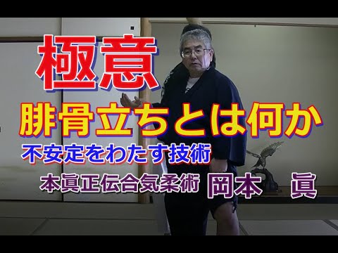 合気柔術チャンネル　技術・理合#030　腓骨立ちとは何か　　aiki   makoto  okamoto
