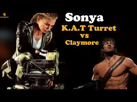 Sonya's K.A.T Turret vs Rambo's Claymore: Combos & Setups - MK11