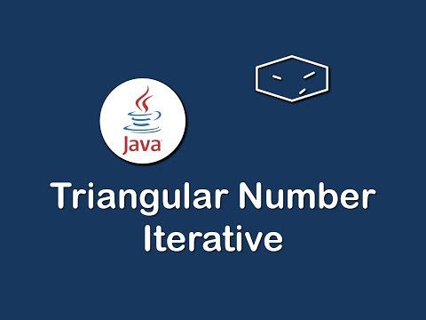 triangular number iterative in java