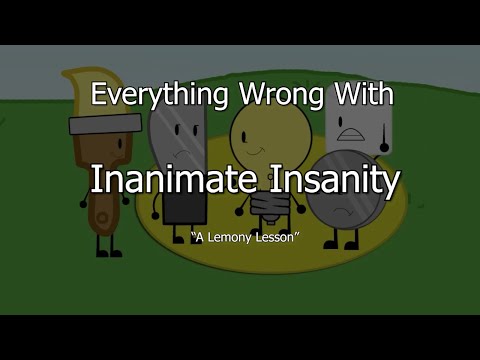 Everything Wrong With Inanimate Insanity S1E2 “A Lemony Lesson"