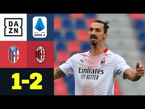 Zlatan verschießt Elfer, Rebic staubt ab: Bologna - AC Mailand 1:2 | Serie A | DAZN Highlights