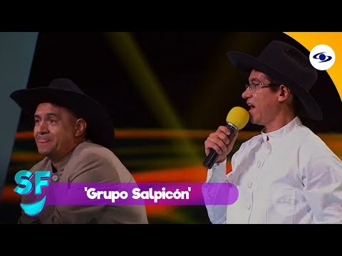Con improvisación musical, el Grupo Salpicón se presentan junto a Juan Pablo y Cuervo