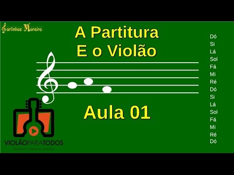 A Partitura e o Violão Aula 01 - Violão Para Todos