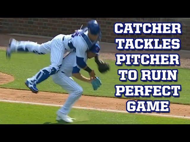 Smyly lost his perfect game when his catcher tackled him, a breakdown