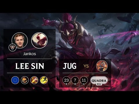 Lee Sin Jungle vs Qiyana - EUW Challenger Patch 9.24