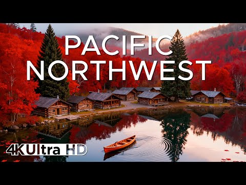 Beautiful Autumn in the Pacific Northwest 4K 🍂 | Rainforests, Rivers & Fall Colors