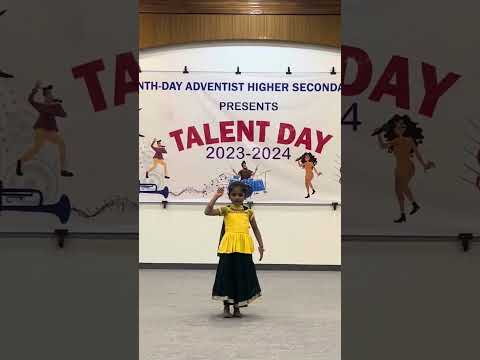 Anika dance performance in seventh day Adventist higher secondary school, Ahmedabad