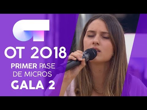 "BENDITAS FERIDAS" - SABELA | Primer pase de micros Gala 2 | OT 2018