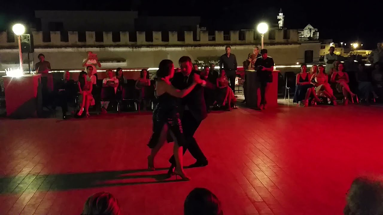 Julio Balmaceda y Corina de la Rosa .Tango. Osvaldo Pugliese. July 2015 .Festival de Trani.Italy.