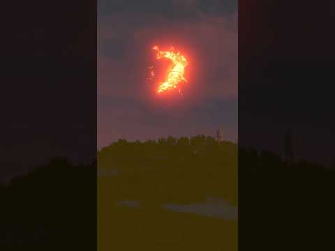 Meteor shower accidentally hits the moon!(not real)#shorts