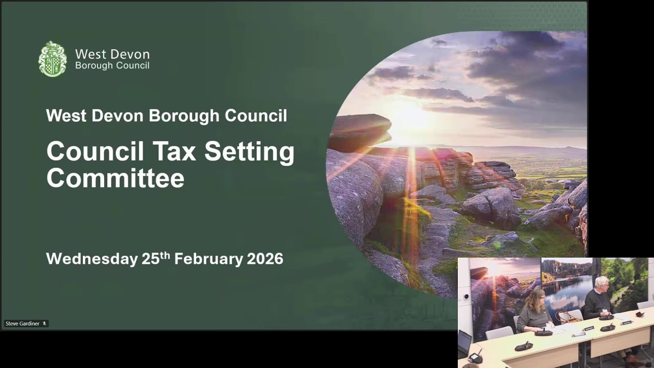 West Devon Borough Council - Council Tax Setting Committee - 25th February 2026