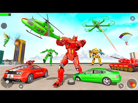 POLICE TANK ROBOT TRANSFORM 3D GAMES #2 - ANDROID GAMEPLAY