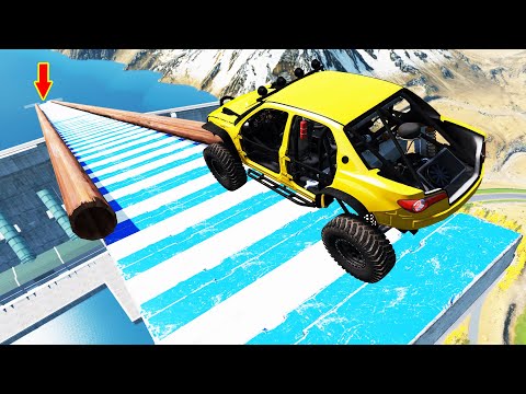 CRAZY High Speed Jumps #34 - BeamNG.Drive | CrashTherapy