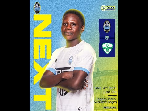 BROAD CITY FC vs VALIANT FC ; TCC LEAGUE MATCHDAY 4 ; LEGACY PITCH LAGOS ; KICKOFF 1PM