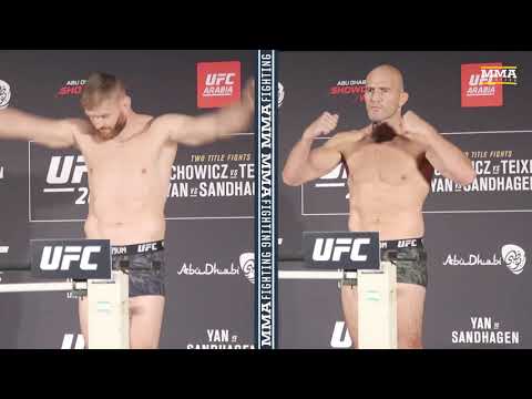 Jan Blachowicz vs. Glover Teixeira Weigh-In Video | UFC 267 | MMA Fighting