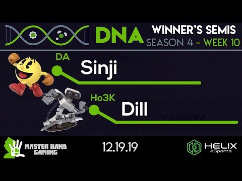 DNA S4:W10 - DA | Sinji (Pacman) Vs. Ho3K | Dill (ROB) - W Semifinals