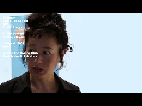 Hito Steyerl: Public Lecture at Summer School as School 2021