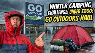 Taking on Sub Zero Temperatures and Heavy Rain | Winter Camping Challenge for Under £200!