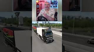 EURO TRUCK SIMULATOR 2, UN JEU ENVOÛTANT ET RÉALISTE voyage au Portugal #shorts