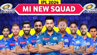 IPL 2024 | Mumbai Indians Team Full Squad | MI Full Squad 2024 | MI Team New Players List 2024