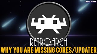 Retroarch - Cores & Online Updater Missing Help Guide #retroarch #emulator #frontend