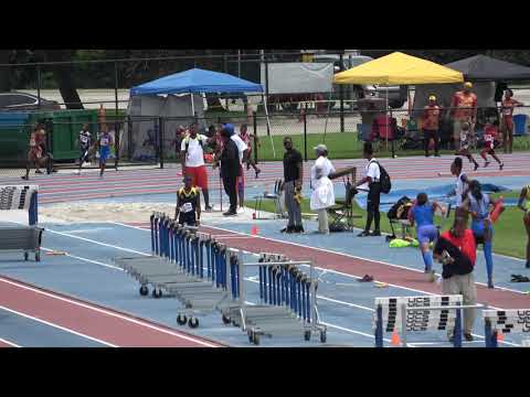 Boys 200m Dash 7-8 Year Old Semi Finals Heat 1 - 44th Annual Northwest Track and Field Classic 2019