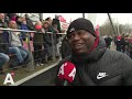 Open training Ajax aan vooravond Klassieker druk bezocht