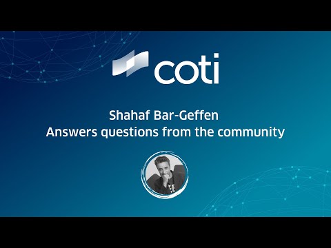 Shahaf Bar-Geffen is answering questions from the community