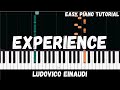 Ludovico Einaudi - Experience (Easy Piano Tutorial)
