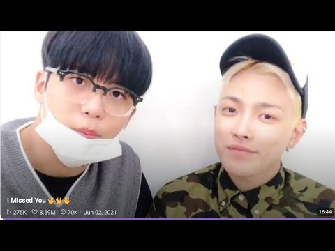 Ateez Vlive Eng Hongjoong and Jongho visits 6-02-2021