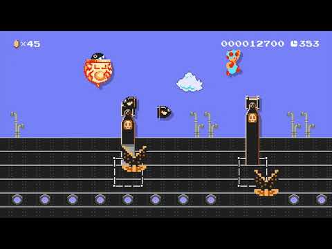 Morton's Battleship by Shadowy_24 🍄 Super Mario Maker 2 #aeg 😶 No Commentary