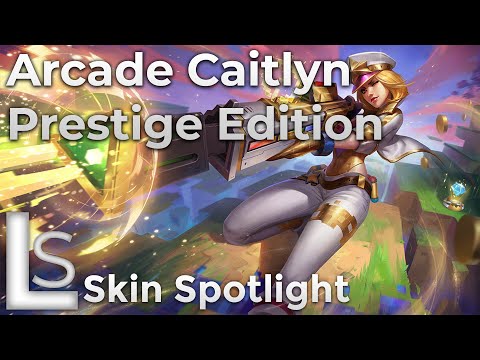Arcade Caitlyn Prestige Edition - Skin Spotlight - Arcade: Heroes - League of Legends - Patch 10.8.1