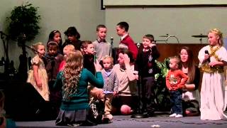 Story about Jesus & Children singing "Angels we have on heard high", "Silent Night" 12-9-2012