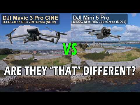 DJI Mini 5 Pro vs Mavic 3 Pro Video Comparison