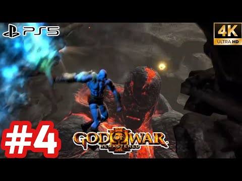 GOD OF WAR 3 REMASTERED - Gameplay Walkthrough - Part 4 [4K 60FPS PS5] No Commentary