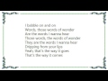 Keith Richards - Words of Wonder Lyrics