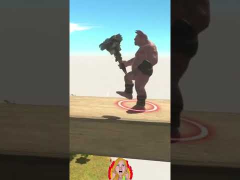 Army vs Ogre Lord Challenge Animal Revolt Battle Simulator #shorts